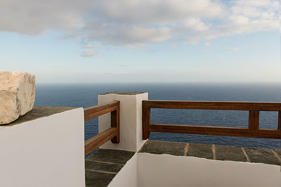 View of the sea in Folegandros